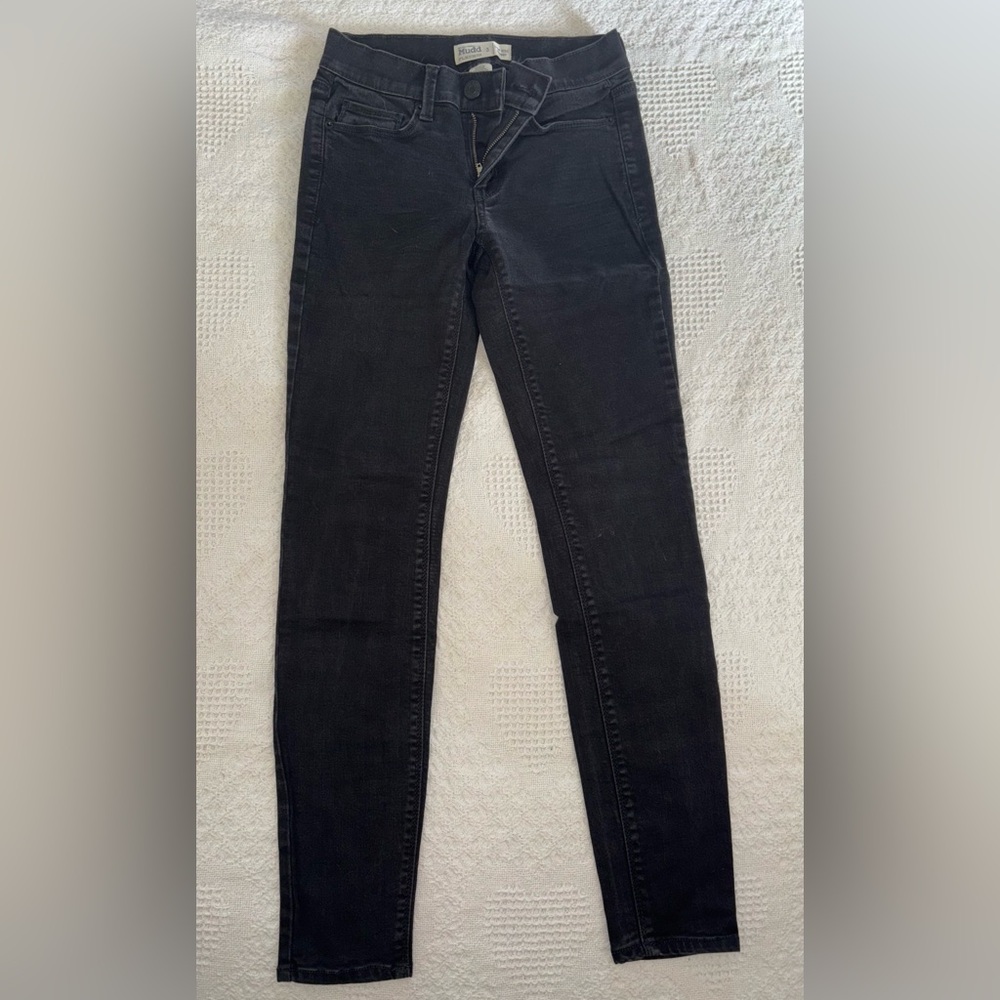 Mudd Juniors Size 3 Low Rise Black skinny Jeans Preowned